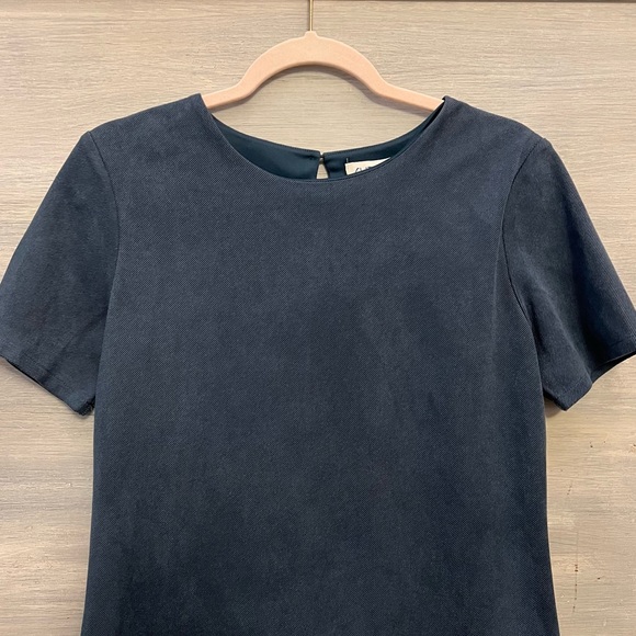 SHE + SKY Teal Tunic Dress Size Small Large Front Pockets Short Sleeve NWT - Picture 2 of 9